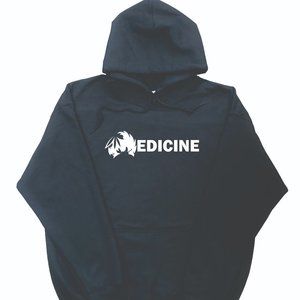 Method Man Tical Medicine Hoodie Black (White Design)